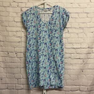 VINEYARD VINES - Sailboat V-neck T-shirt Dress